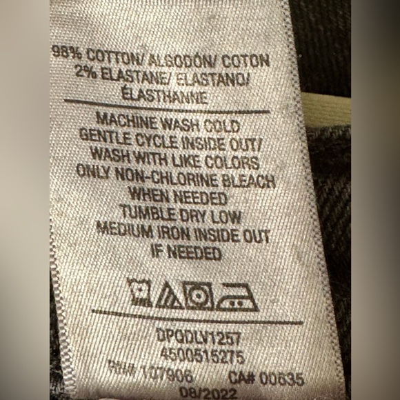 Hudson Jeans NWT SZ 25 Harlow Ultra High-Rise Cigarette Ankle Jean Faded Black - Picture 12 of 15